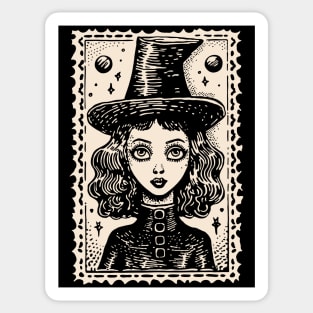 Young Witch Sticker